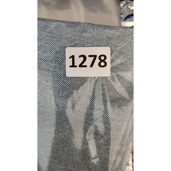 Levis 522 Jeans Womens 20 S Light Wash Tapered Fit Made In USA 36x29 Vintage - Picture 14 of 14